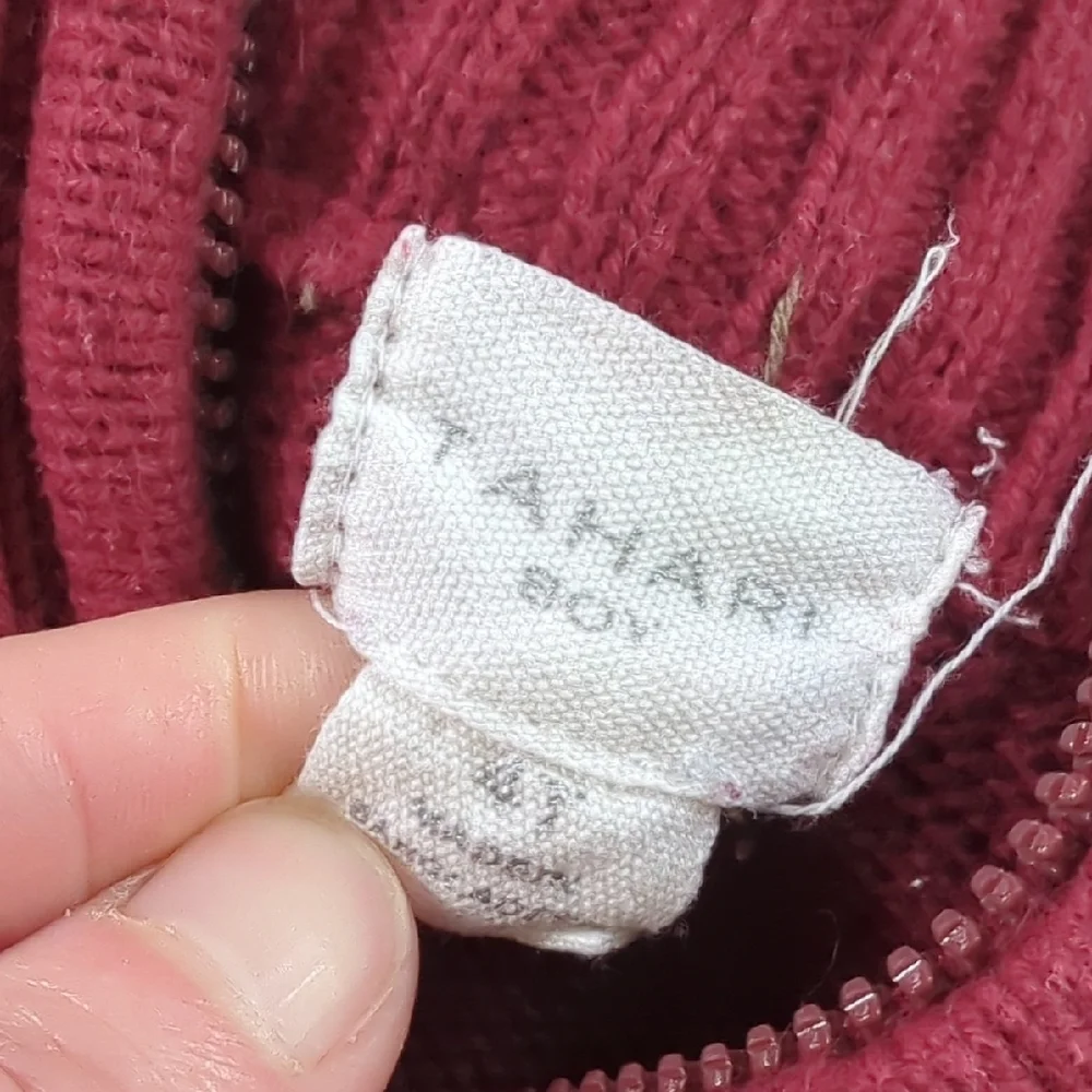 Tahari Maroon Striped Turtleneck Sweater Size 4T